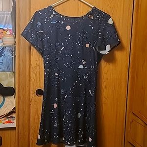 Georgia May Jagger size s space patterned dress